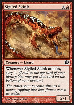 Sigiled Skink - Journey into Nyx (Common) [JOU-111] Immagine principale del prodotto