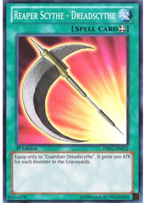 Reaper Scythe - Dreadscythe — Dragons of Legend (DRLG-012) Yu-Gi-Oh! card Imagen principal del producto