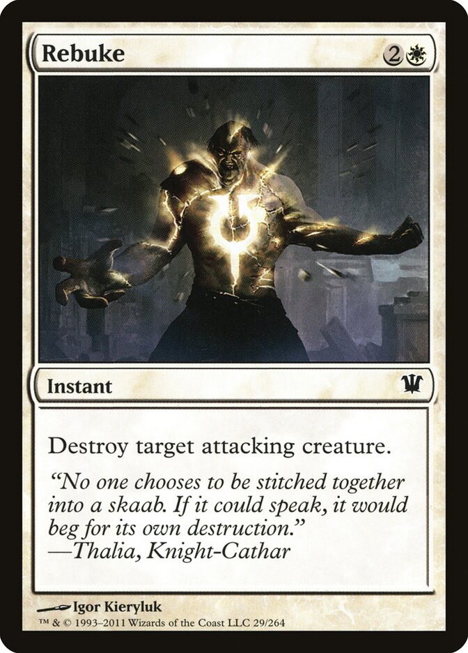 Rebuke - Innistrad (Common) [ISD-29] Image principale du produit