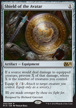 Shield of the Avatar - Magic 2015 (Rare) [M15-230] Hover Image
