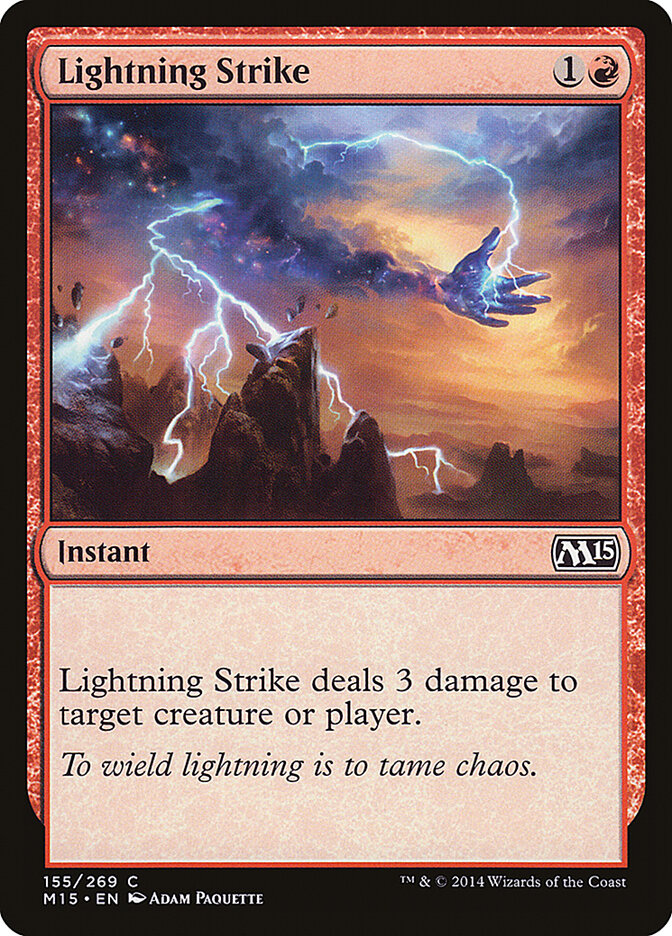 Lightning Strike - Magic 2015 (Common) [M15-155] Main image