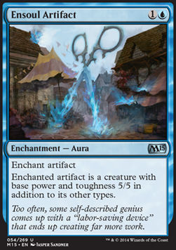 Ensoul Artifact - Magic 2015 (Uncommon) [M15-54] Hover Image