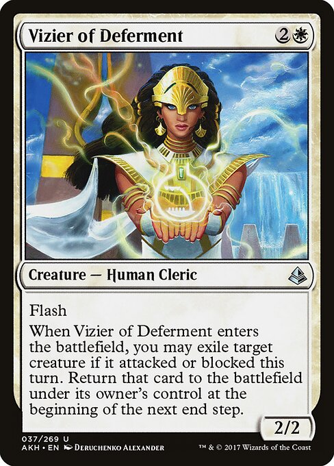 Vizier of Deferment – Amonkhet (AKH-37) Magic: The Gathering card | LC-REM-20260804-15151279964492-2684f2e5-e3f9-4277-94a1-aba6913ac53b