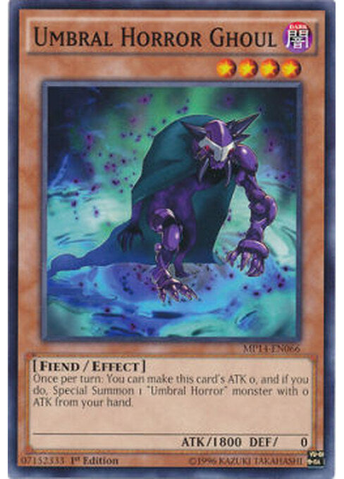 Umbral Horror Ghoul — 2014 Mega-Tins Mega-Pack (MP14-066) Yu-Gi-Oh! card Main image