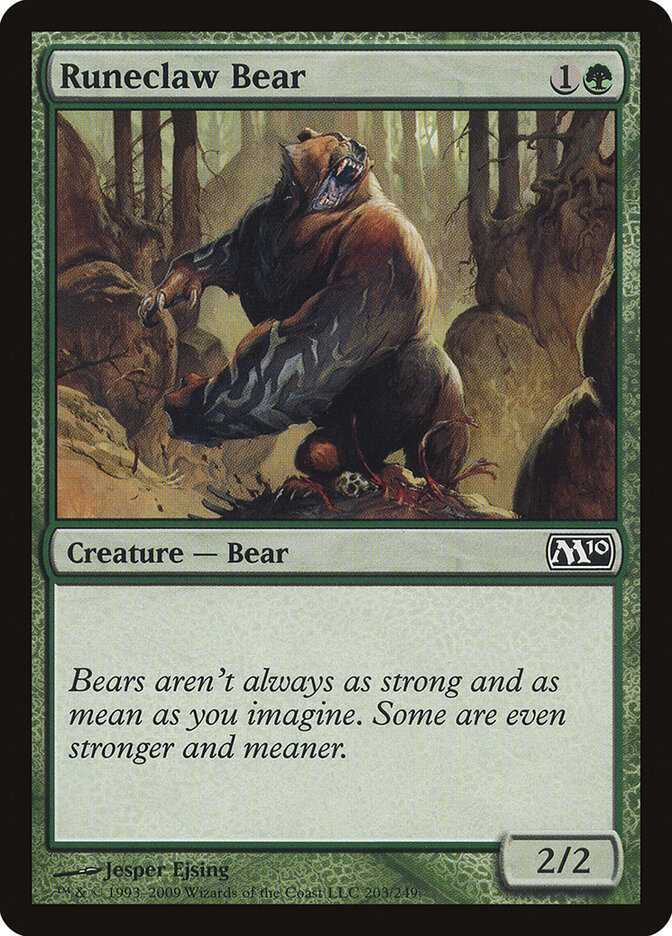 Runeclaw Bear - Magic 2010 (Common) [M10-203] Hauptbild