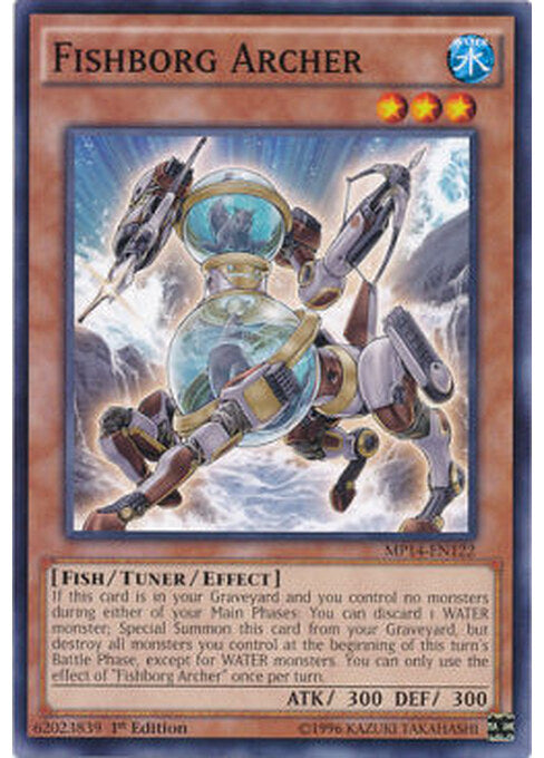 Fishborg Archer — 2014 Mega-Tins Mega-Pack (MP14-122) Yu-Gi-Oh! card Main image