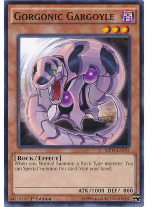 Gorgonic Gargoyle — 2014 Mega-Tins Mega-Pack (MP14-193) Yu-Gi-Oh! card Immagine principale del prodotto
