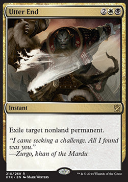 Utter End - Khans of Tarkir (Rare) [KTK-210] Hover Image