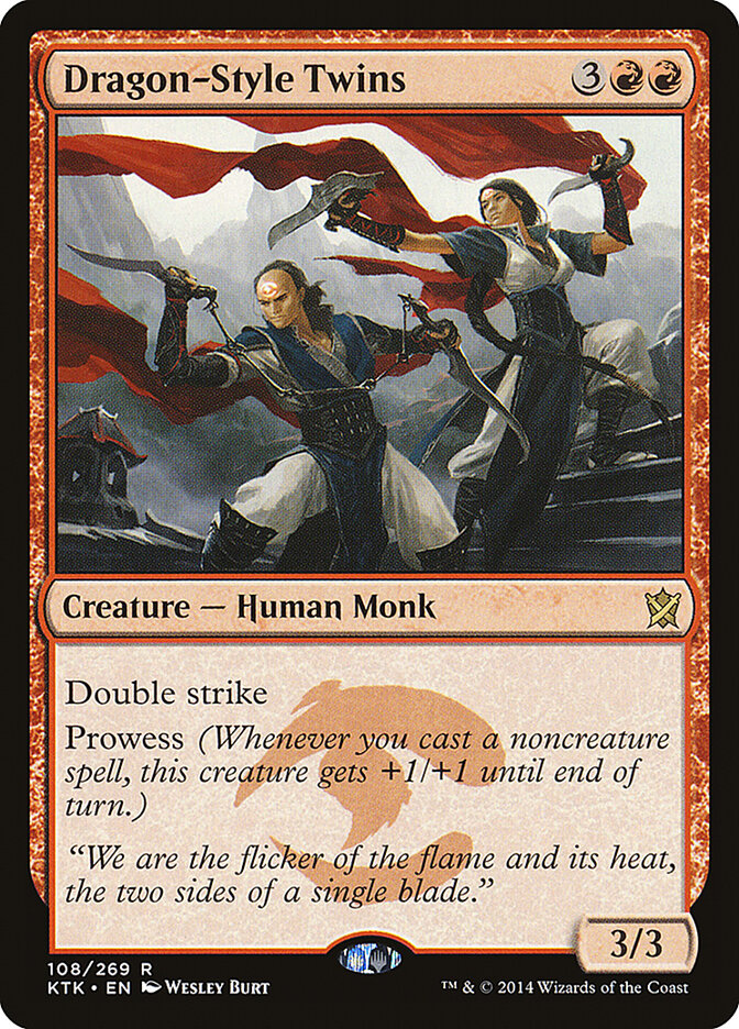 Dragon-Style Twins - Khans of Tarkir (Rare) [KTK-108] Main image
