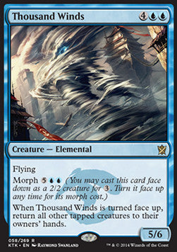 Thousand Winds - Khans of Tarkir (Rare) [KTK-58] Hover Image