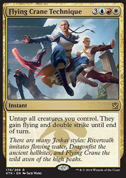 Flying Crane Technique - Khans of Tarkir (Rare) [KTK-176] Hover Image