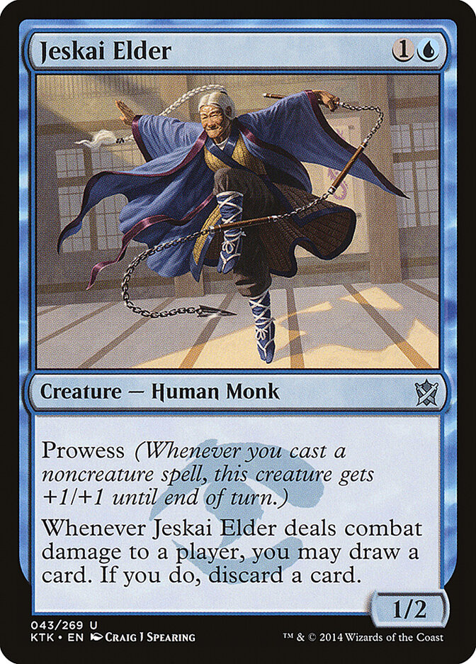 Jeskai Elder - Khans of Tarkir (Uncommon) [KTK-43] Main image
