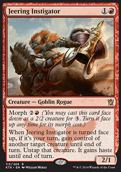 Jeering Instigator - Khans of Tarkir (Rare) [KTK-113] Hover Image