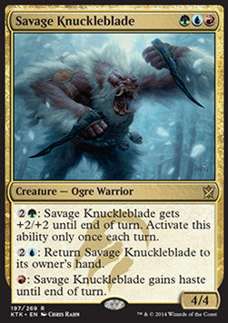 Savage Knuckleblade - Khans of Tarkir (Rare) [KTK-197] Hover Image