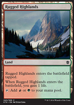 Rugged Highlands - Khans of Tarkir (Common) [KTK-240] Hauptbild