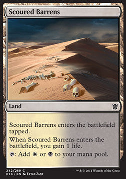 Scoured Barrens - Khans of Tarkir (Common) [KTK-242] Hauptbild