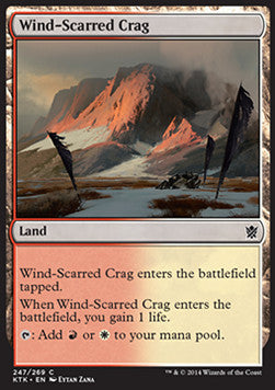 Wind-Scarred Crag - Khans of Tarkir (Common) [KTK-247] Hauptbild