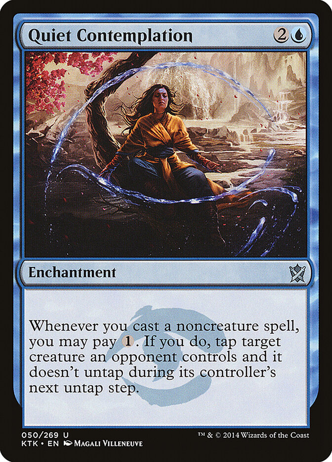 Quiet Contemplation - Khans of Tarkir (Uncommon) [KTK-50] Main image