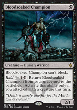 Bloodsoaked Champion - Khans of Tarkir (Rare) [KTK-66] Immagine principale del prodotto