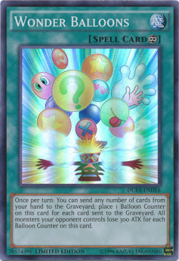 Wonder Balloons - Duelist Alliance (Super Rare) [DUEA-DE6] Immagine principale del prodotto