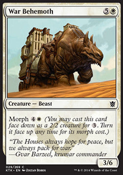War Behemoth - Khans of Tarkir (Common) [KTK-29] Immagine principale del prodotto