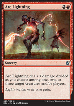 Arc Lightning - Khans of Tarkir (Uncommon) [KTK-97]
