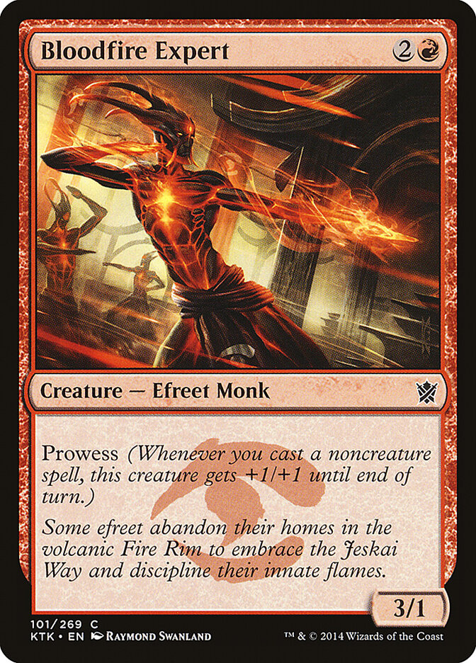 Bloodfire Expert - Khans of Tarkir (Common) [KTK-101] Main image