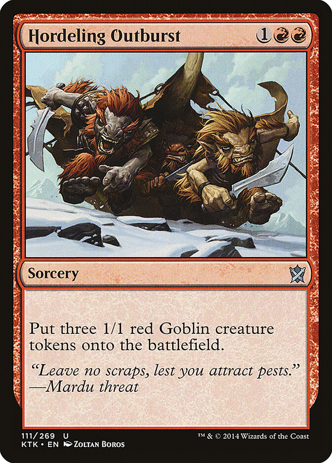 Hordeling Outburst - Khans of Tarkir (Uncommon) [KTK-111] Main image