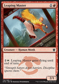 Leaping Master - Khans of Tarkir (Common) [KTK-114] Immagine principale del prodotto