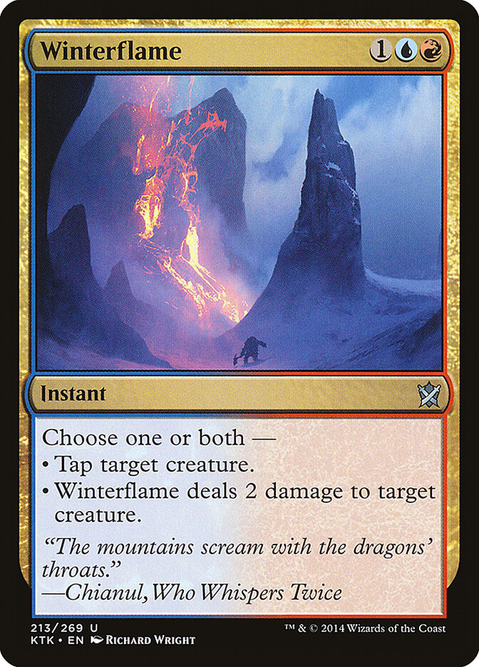 Winterflame - Khans of Tarkir (Uncommon) [KTK-213] Main image