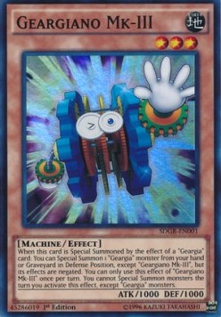 Geargiano Mk-III - Structure Deck: Geargia Rampage (Super Rare) [SDGR-001] Hauptbild