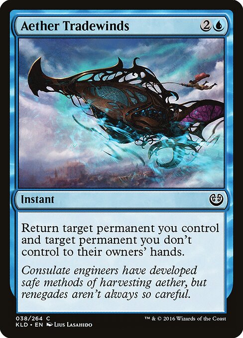 Aether Tradewinds – Kaladesh (KLD-38) Magic: The Gathering kaart Hoofdafbeelding
