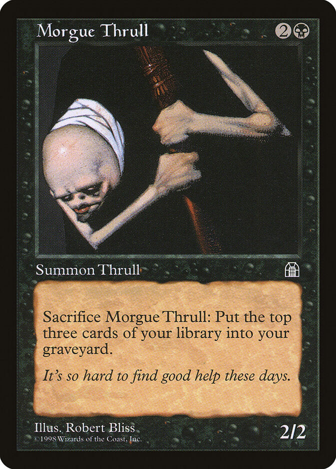 Magic-kaart Morgue Thrull STH-65 uit Stronghold (Common) Image principale du produit