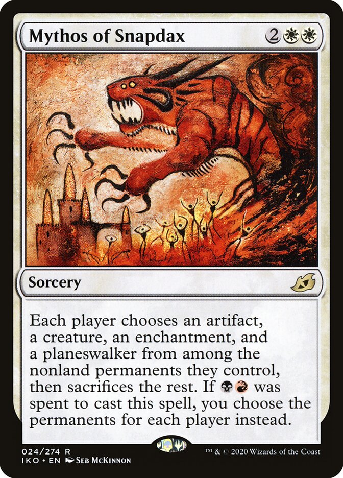 Mythos of Snapdax - Ikoria: Lair of Behemoths (Rare) [IKO-24] Main image