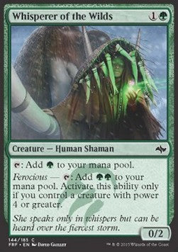 Whisperer of the Wilds - Fate Reforged (Common) [FRF-144] Immagine principale del prodotto