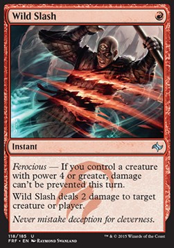Wild Slash - Fate Reforged (Uncommon) [FRF-118] Imagen principal del producto