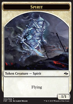 Spirit Token (White 1/1) - Fate Reforged (Token) [FRF-T2] Imagen principal del producto
