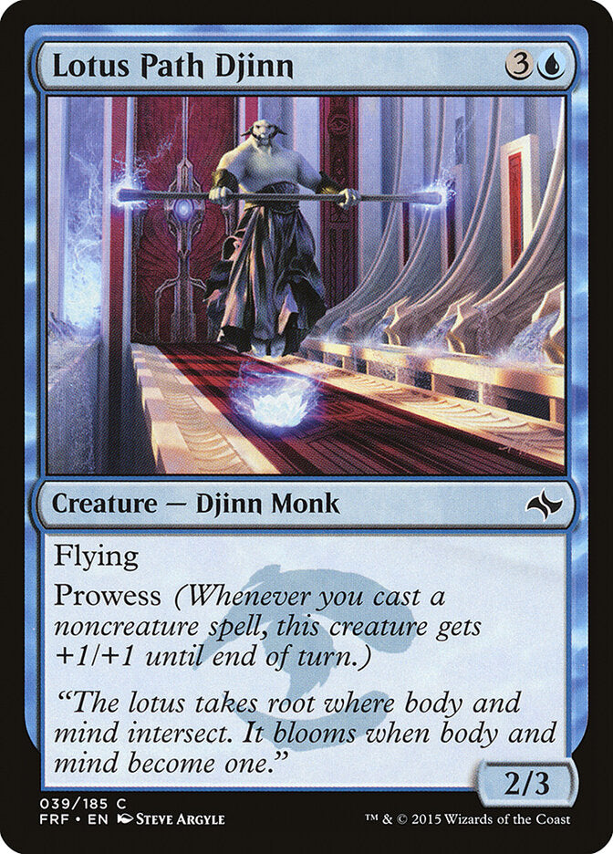 Lotus Path Djinn - Fate Reforged (Common) [FRF-39] Main image