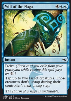 Will of the Naga - Fate Reforged (Common) [FRF-58] Imagen principal del producto