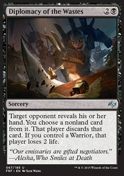 Diplomacy of the Wastes - Fate Reforged (Uncommon) [FRF-67] Imagen principal del producto