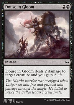 Douse in Gloom - Fate Reforged (Common) [FRF-68] Imagen principal del producto