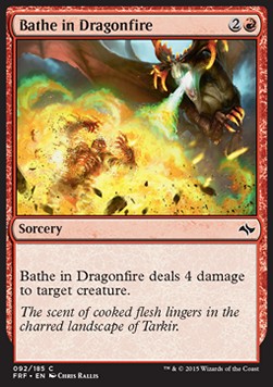 Bathe in Dragonfire - Fate Reforged (Common) [FRF-92] Immagine principale del prodotto