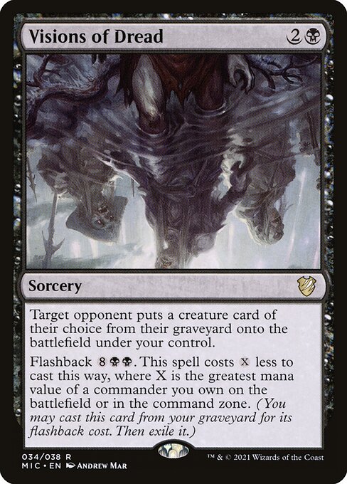 Visions of Dread – Midnight Hunt Commander (MIC-34) Magic: The Gathering card | LC-REM-20260804-15151299363148-2716d5b6-9ca7-4c8f-a363-1934221606a6 Imagen principal del producto
