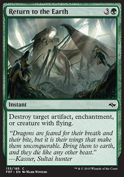 Return to the Earth - Fate Reforged (Common) [FRF-135] Immagine principale del prodotto