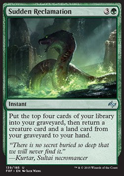 Sudden Reclamation - Fate Reforged (Uncommon) [FRF-139] Imagen principal del producto