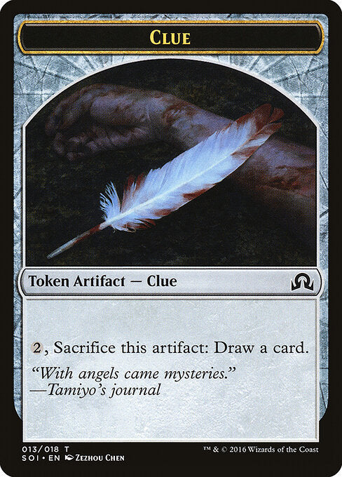 Clue – Shadows over Innistrad Tokens (TSOI-13) Magic: The Gathering card | LC-REM-20260804-15151799140684-271afa7e-2126-4497-b871-9795b7355d69