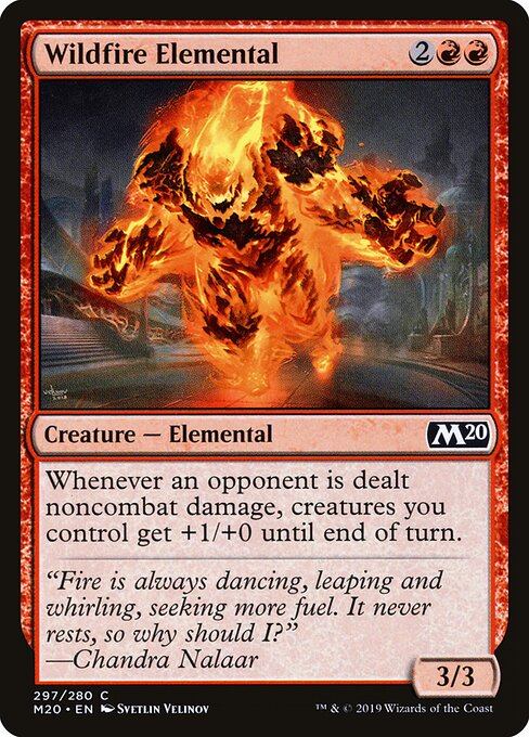Wildfire Elemental – Core Set 2020 (M20-297) Magic: The Gathering card | LC-REM-20260804-15376303030604-272e317c-55c4-43b2-91aa-3e0009cfd7d5 Imagen principal del producto