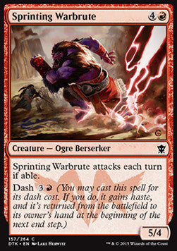 Sprinting Warbrute - Dragons of Tarkir (Common) [DTK-157] Hover Image