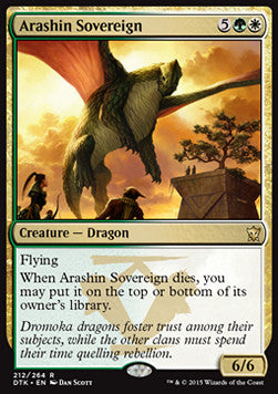 Arashin Sovereign - Dragons of Tarkir (Rare) [DTK-212] Immagine principale del prodotto