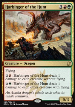 Harbinger of the Hunt - Dragons of Tarkir (Rare) [DTK-223] Hover Image